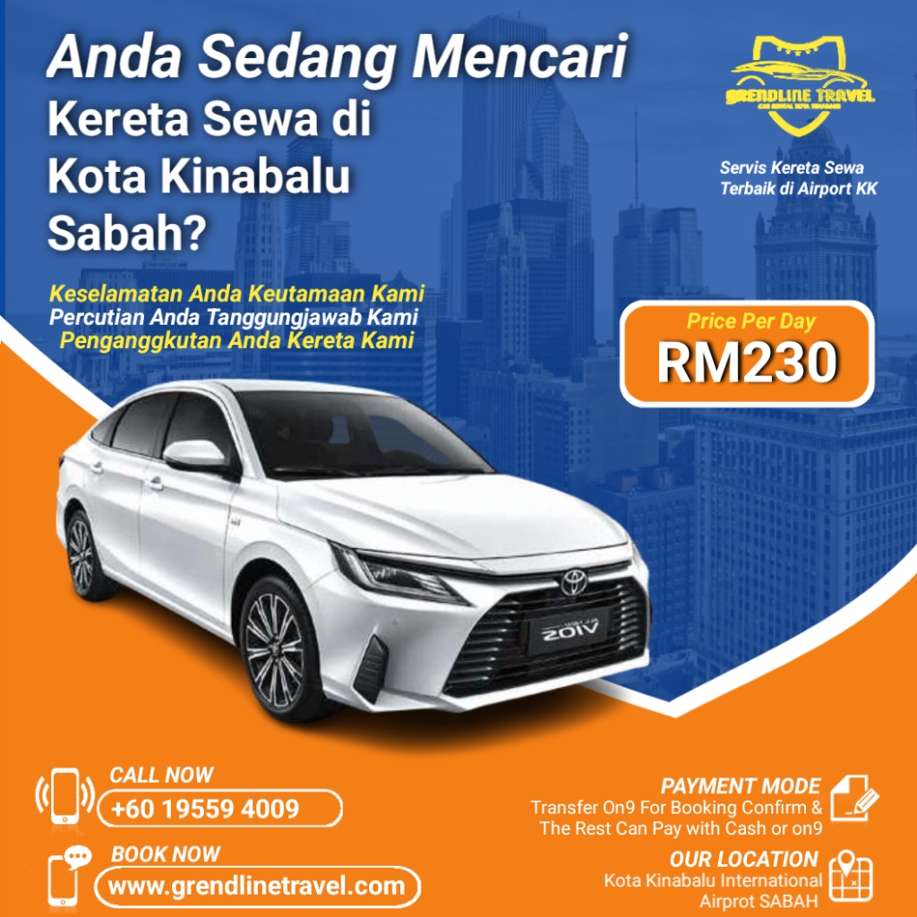 kereta sewa sabah airport