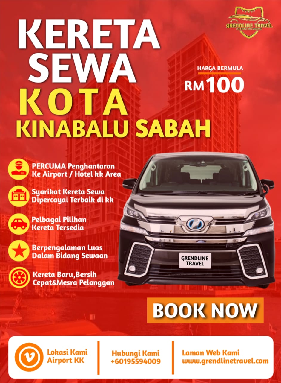 Kereta Sewa Kota Kinabalu Sabah - Percuma Penghantaran