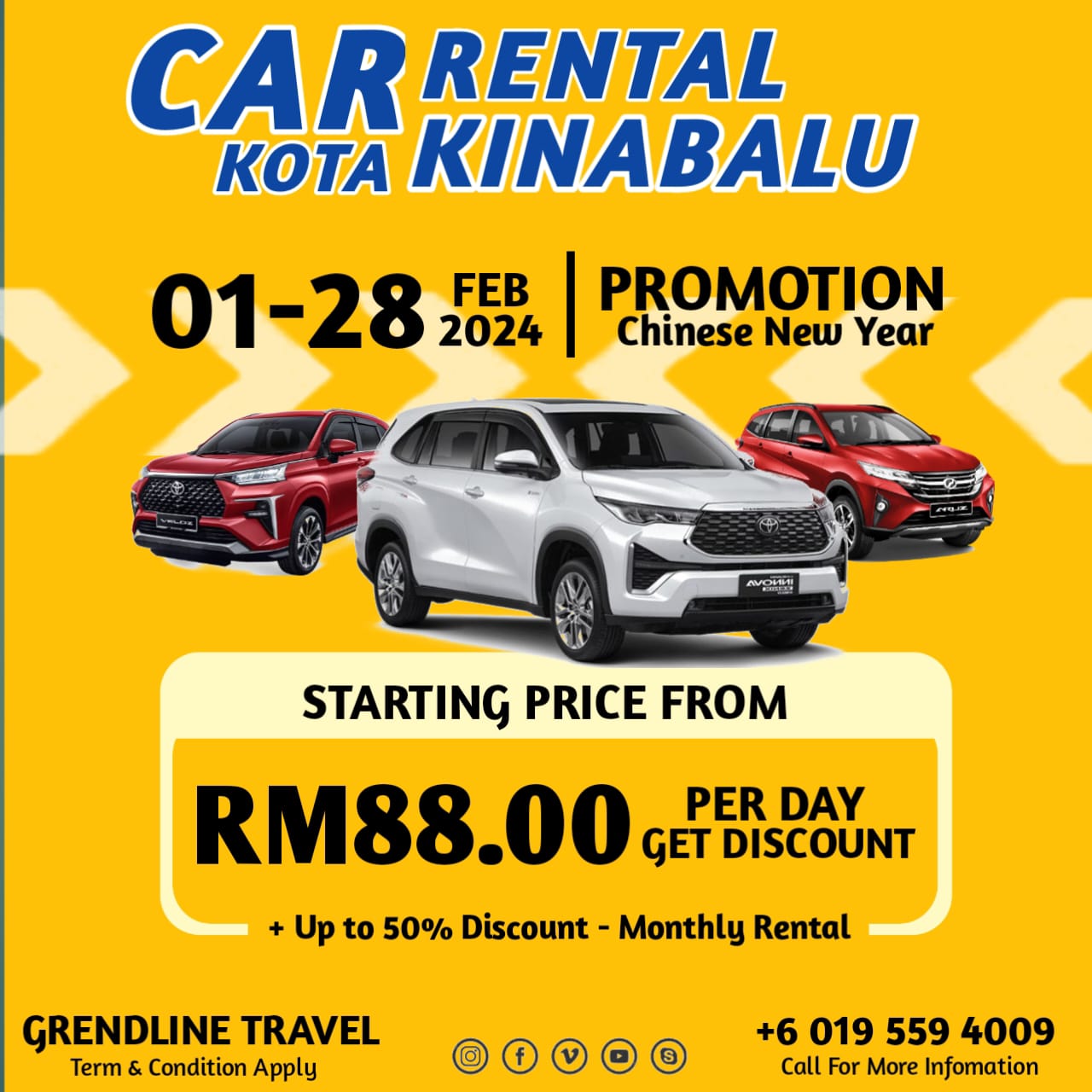Car Rental Kota Kinabalu in airport BKI Sabah